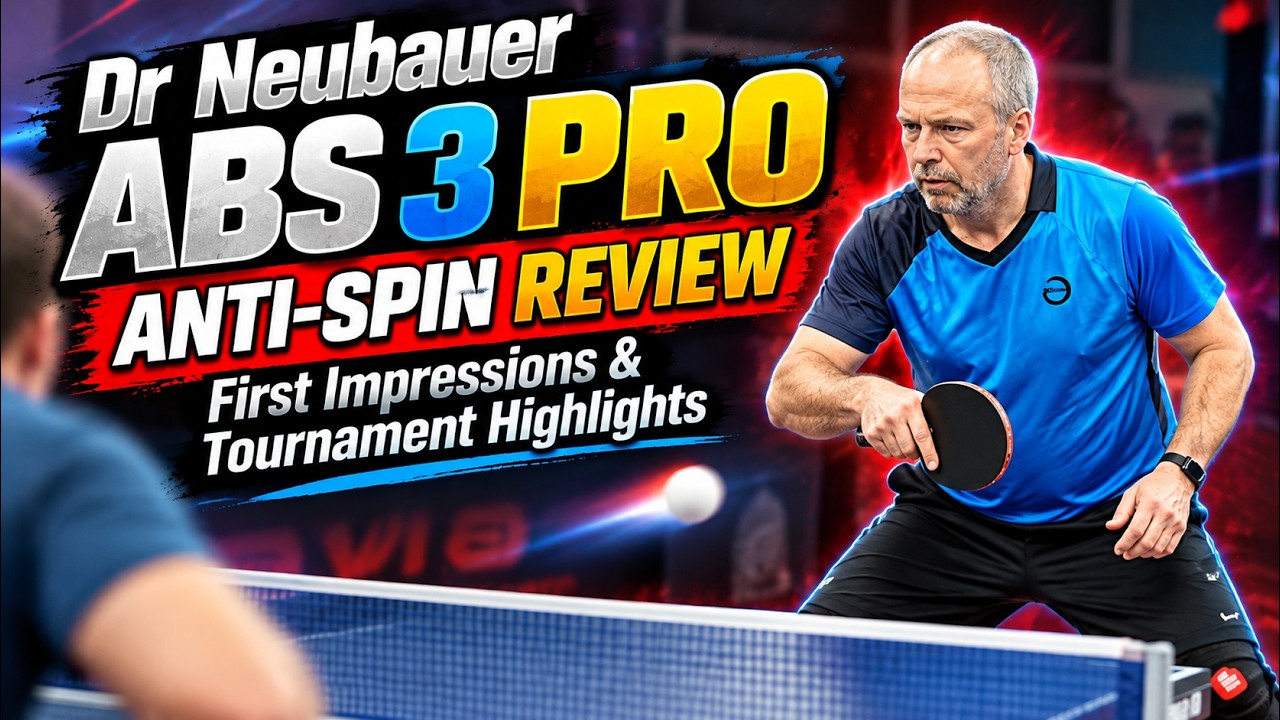 Dr Neubauer ABS 3 Pro Antispin Review | First Impressions & Tournament Highlights
