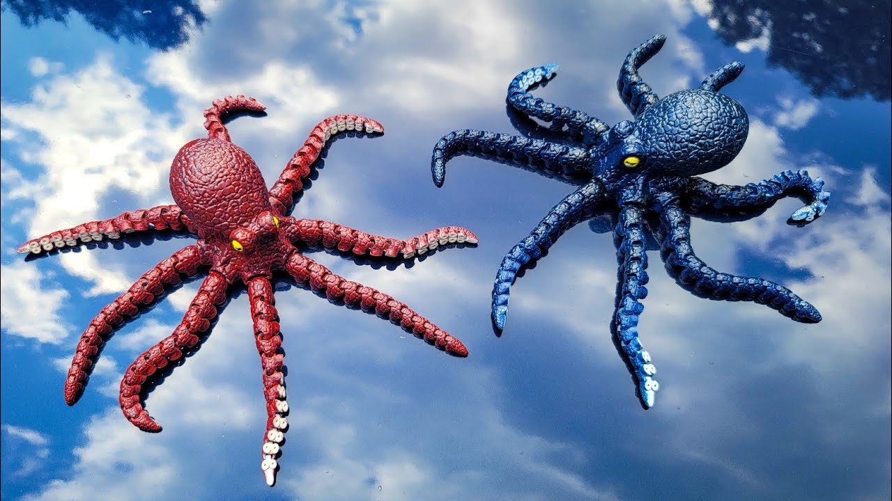 3D Resin printed octopus