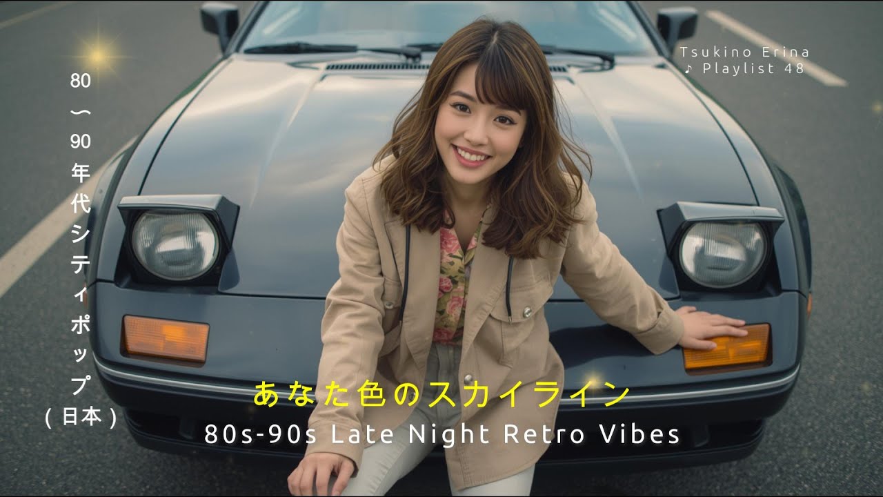 Tokyo Midnight Pop｜80’s Japanese City Pop | Cozy Retro Night Vibes【ポップ Playlist 48】