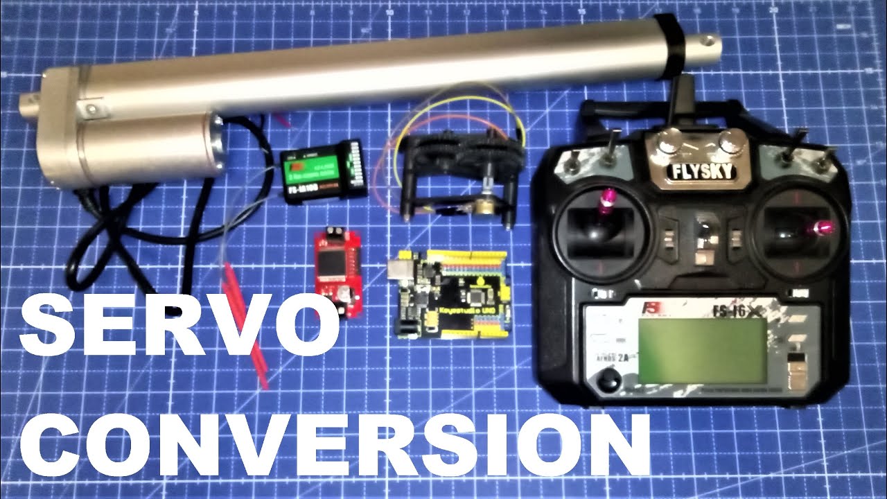 Linear Actuator Conversion into Servo with Arduino