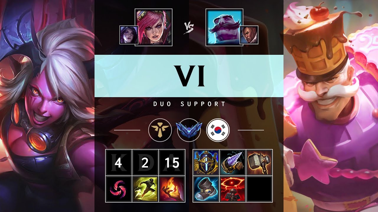 Vi Support vs Braum - KR Diamond Patch 25.10