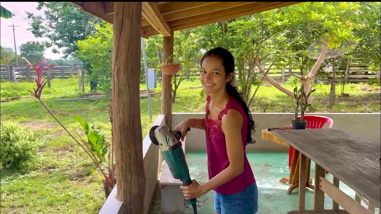 Iniciamos mais uma obra na área, que comece a saga de ariar os tocos