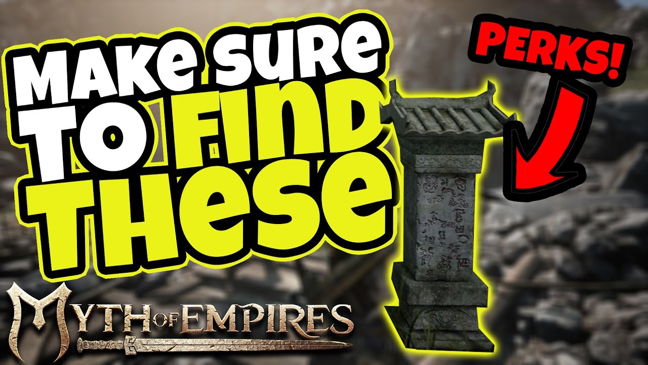 WHERE And HOW To Find PERK POINTS!: Myth of Empires Survival RPG