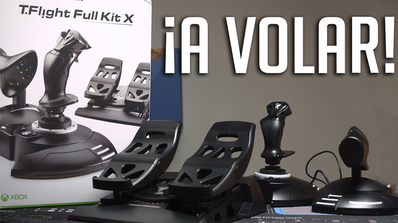 Y volé como una águila en Flight Simulator con este kit T.Flight Full Kit X Thrustmaster