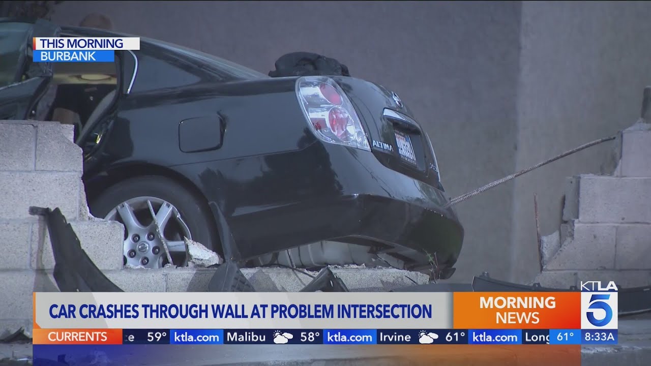 Another violent crash occurs near ‘most accident-prone house in the country’ in Burbank 