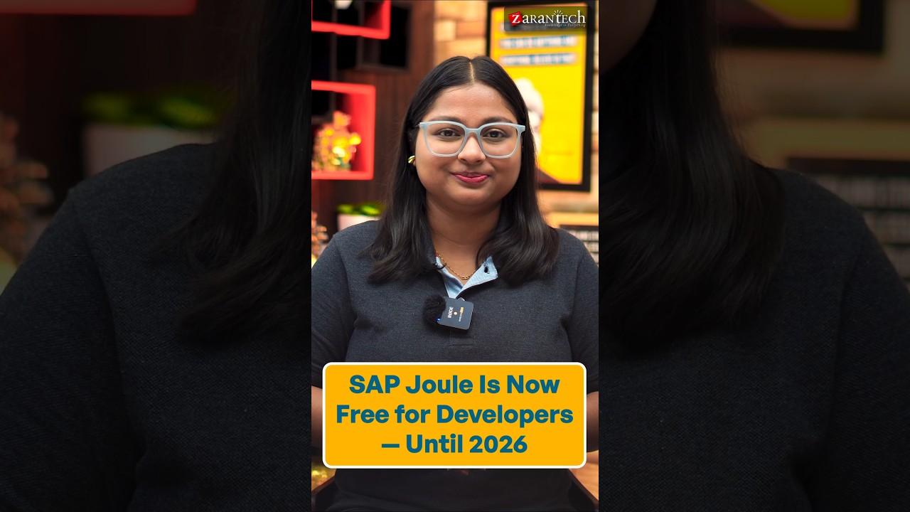 SAP Joule теперь бесплатен для разработчиков &mdash; до 2026 года | ZaranTech #shorts