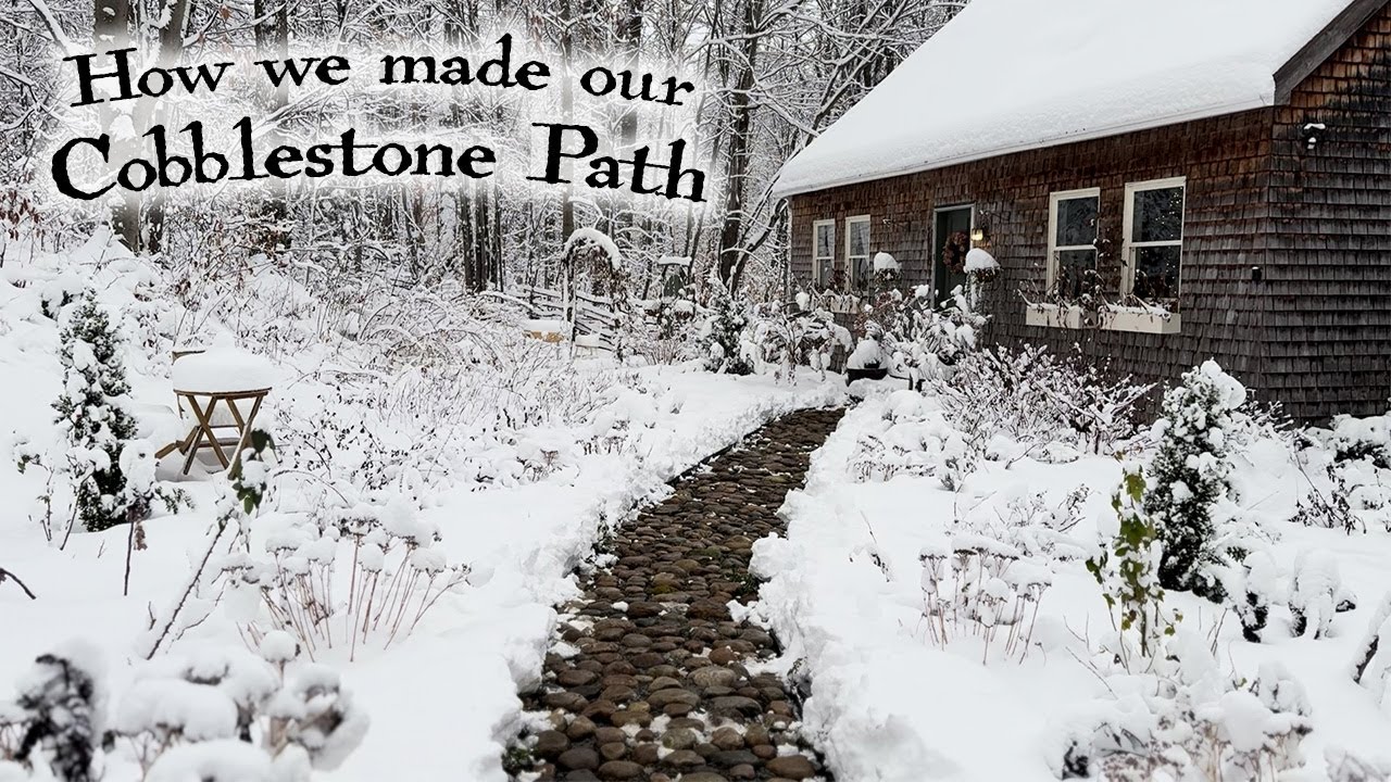 How to Make a *Whimsical* Cobblestone Pathway (Garden Path) #cottagecore