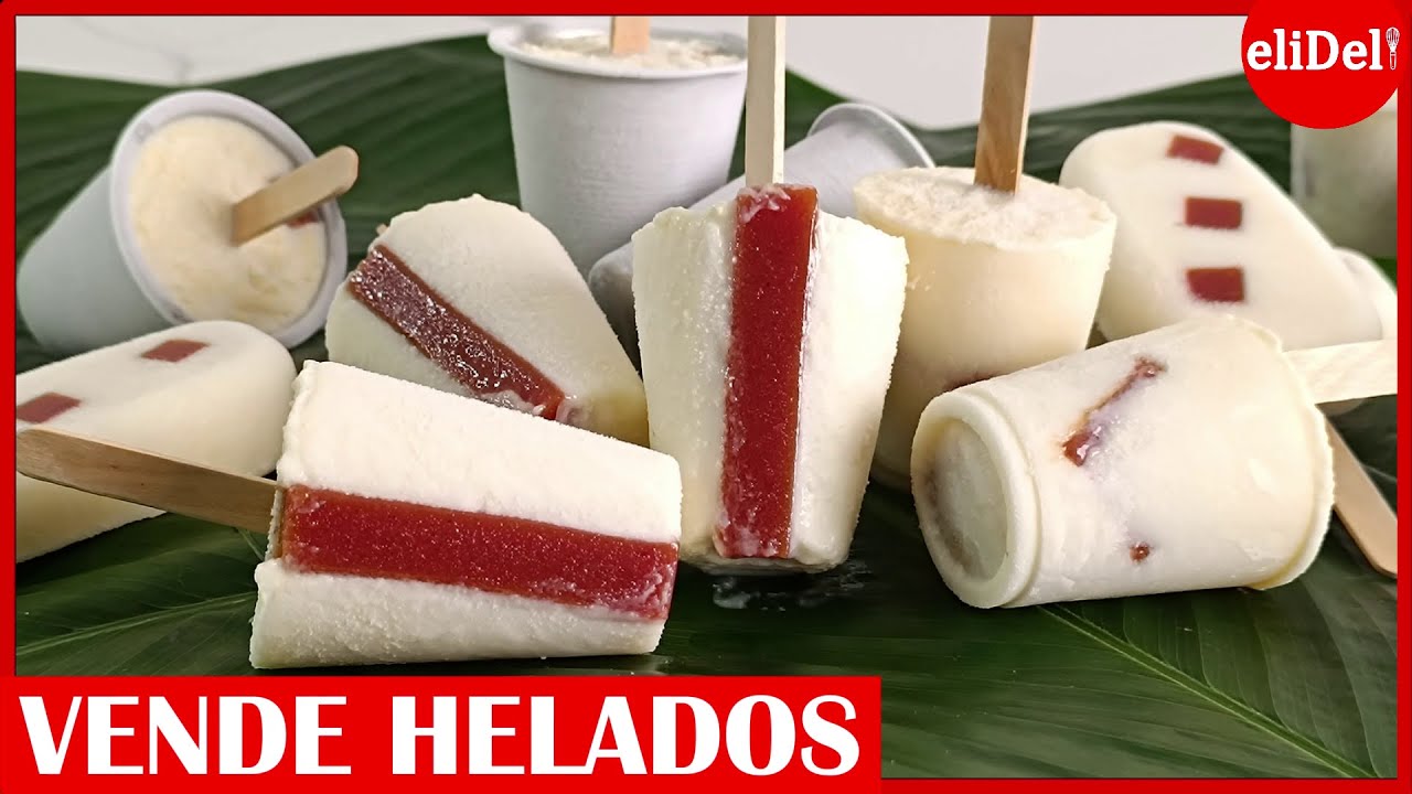 💥Cómo Hacer Helados de QUESO con BOCADILLO 🤑para VENDER y Ganar DINERO desde CASA