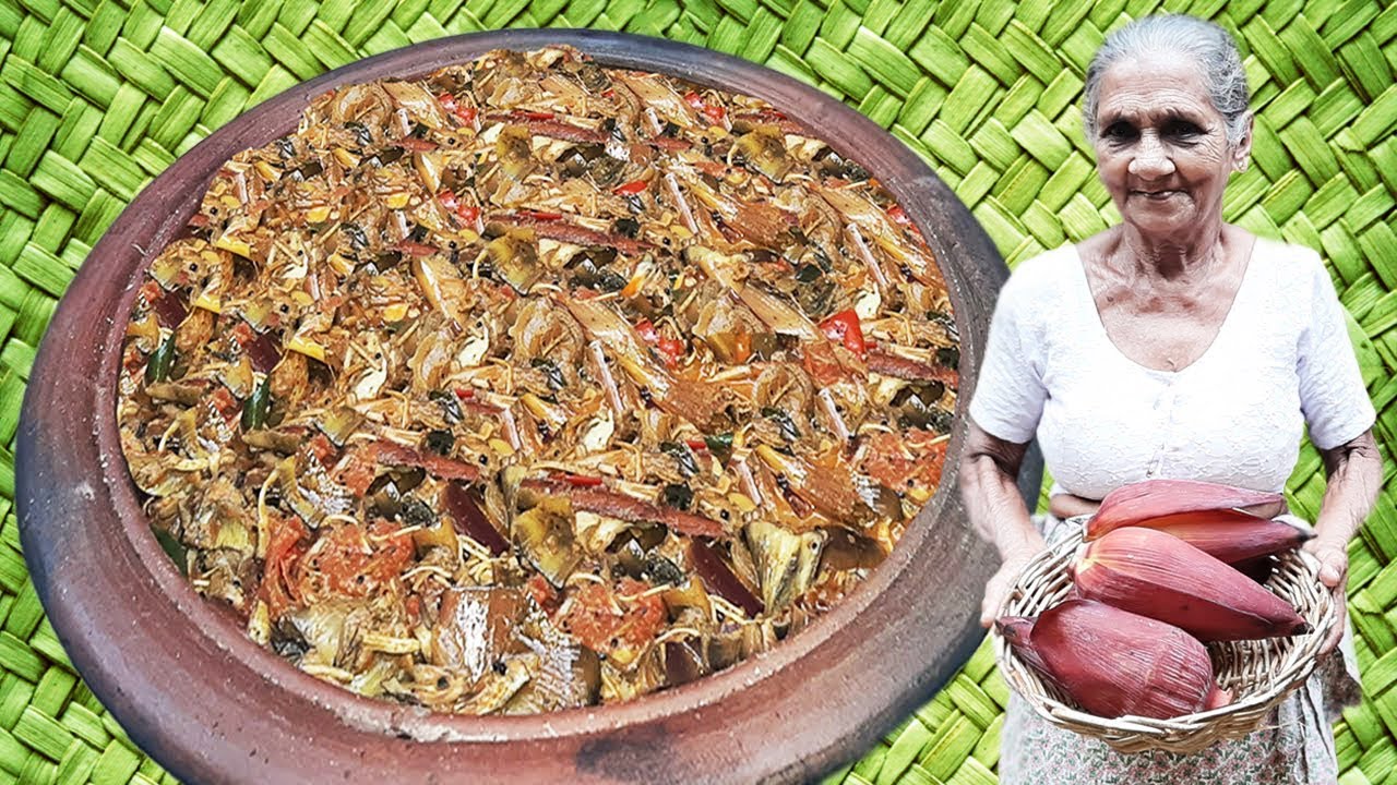 Banana Flower Curry by Grandma Menu