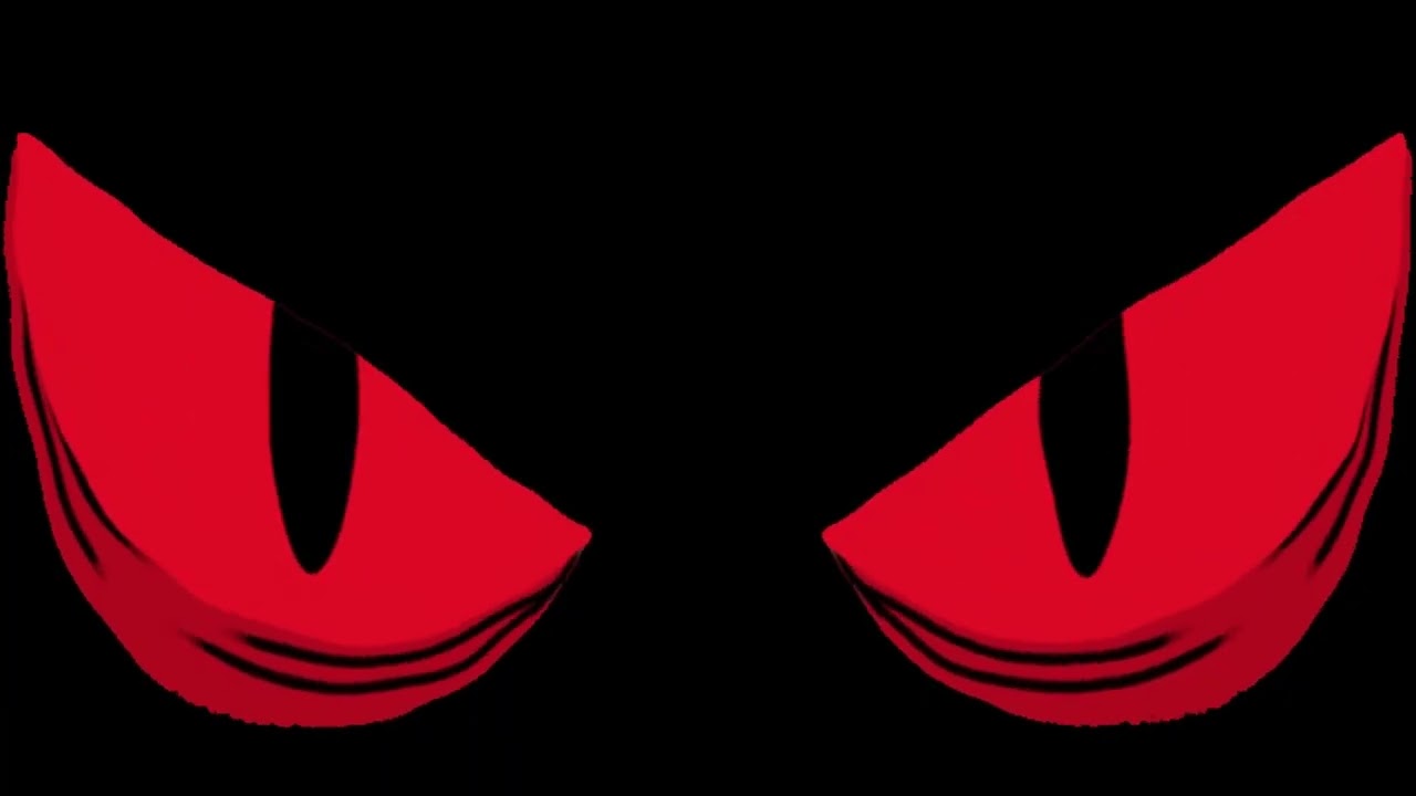 Spooky Red Eyes Halloween Projection Loop 2025 | Creepy Animated Window Decor 👀💀| IT'S ZOE TIME!