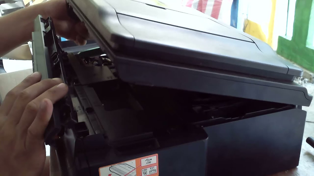 HOW TO FIXED PAPER JAM BROTHER MFC J200