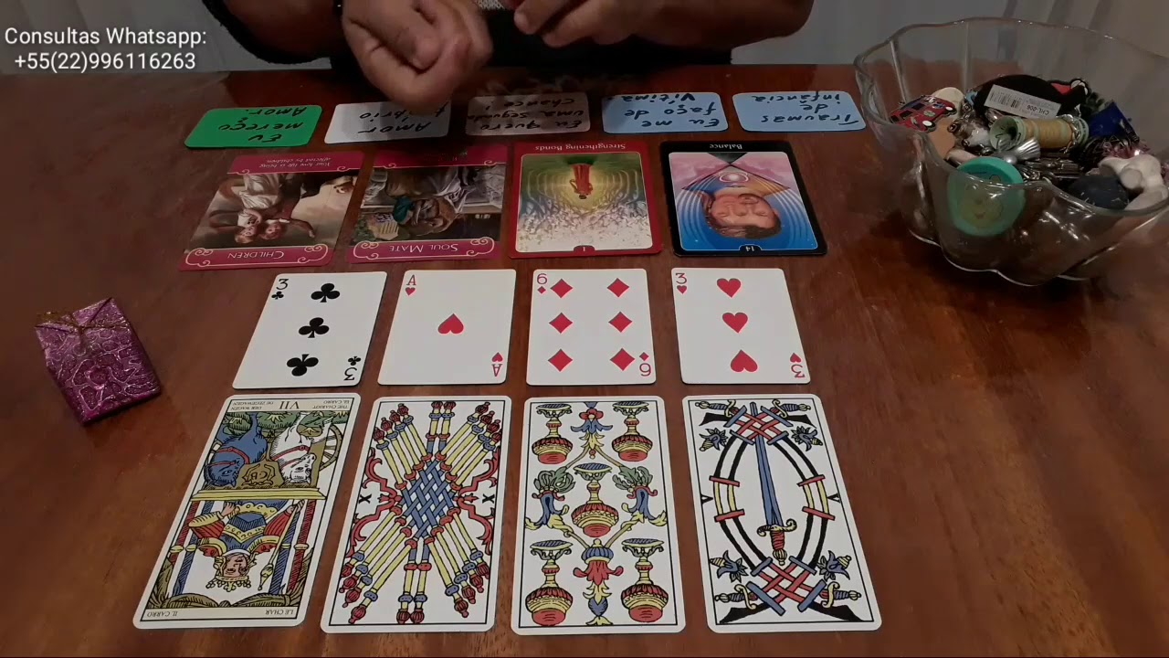 Tarot Interativo:  O que ele/a me diria se pudesse ?  AMULETOS e Mensagens Diretas.