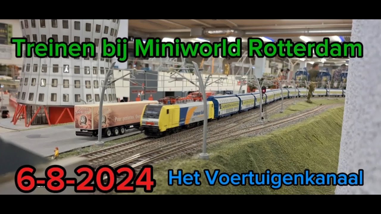 Treinen bij Miniworld Rotterdam!