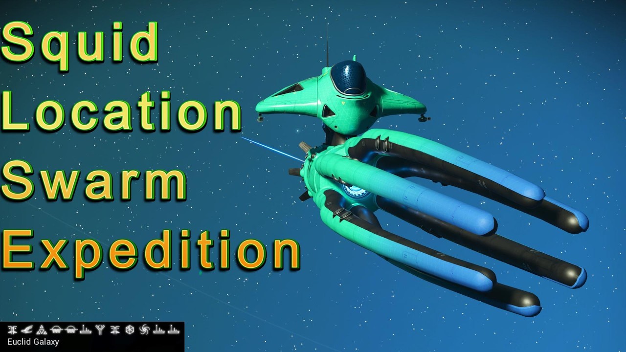 Местоположение зеленого кальмара, экспедиция &laquo;Рой&raquo;, 22, No Man's Sky, NMS