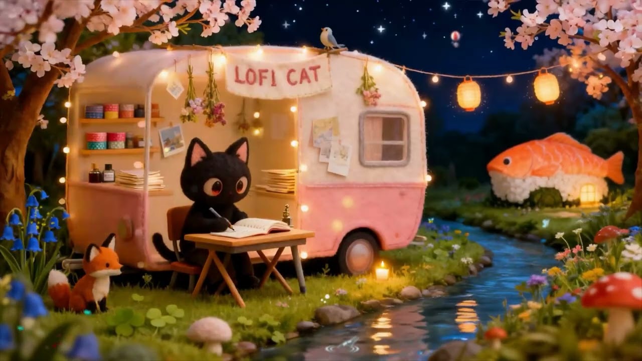 Faith in yourself takes you halfway. 🐱 lofi jazz hip hop beats ✨ for relaxing & deep study