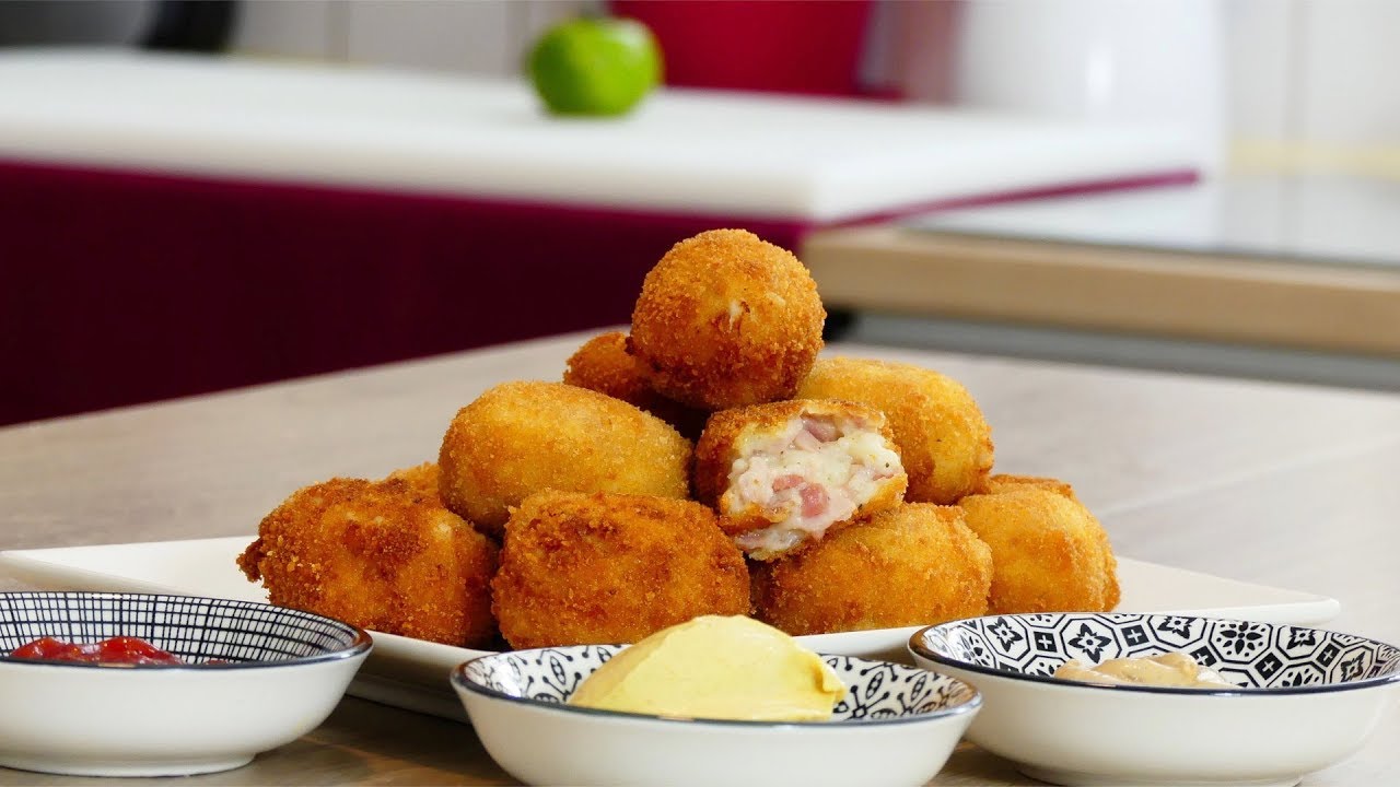 Recette Apéro ❤️ Tapas : CROQUETTES de Jambon 🇪🇸 CROQUETAS  DE  JAMÓN