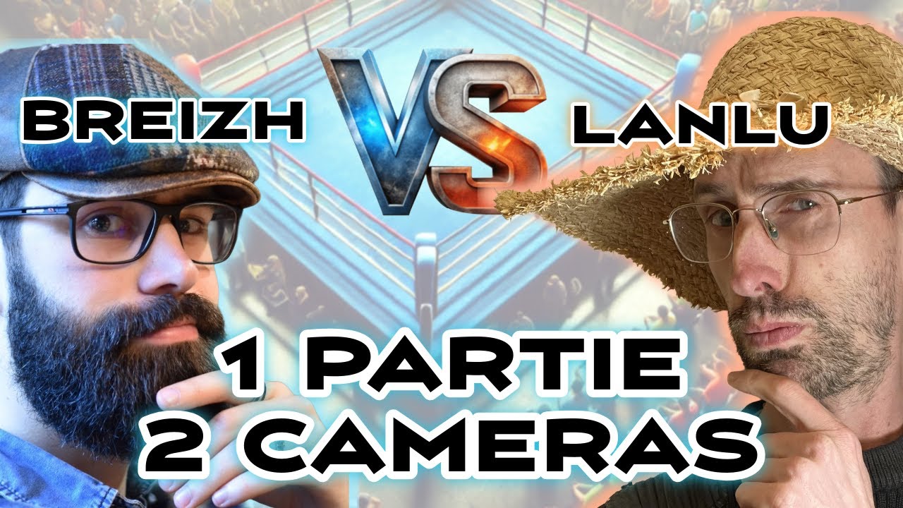 2 Points de vue sur 1 partie de Jeu de Go en Blitz (partie rapide) - Contre Breizhtoa (1Kyû OGS)