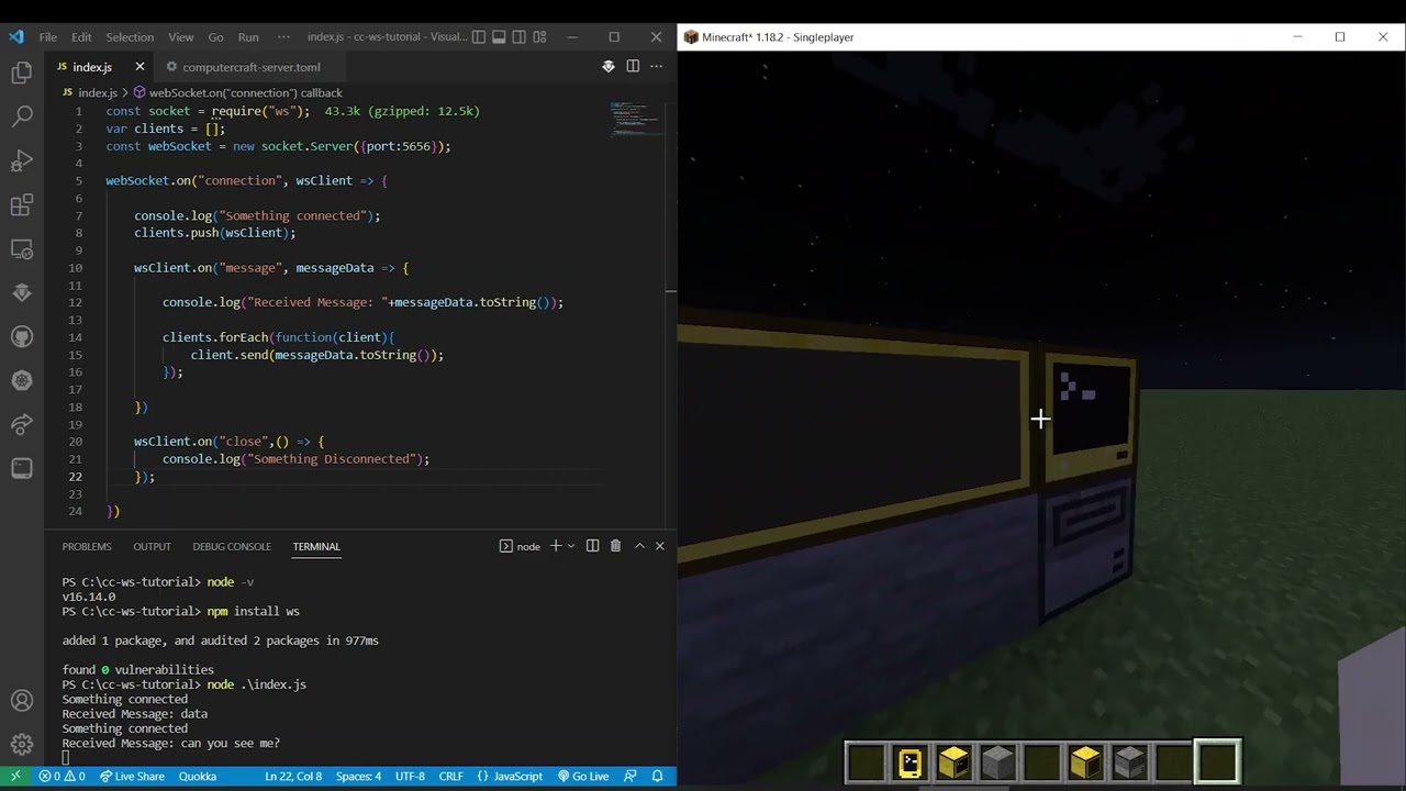 Computercraft Websockets Explained
