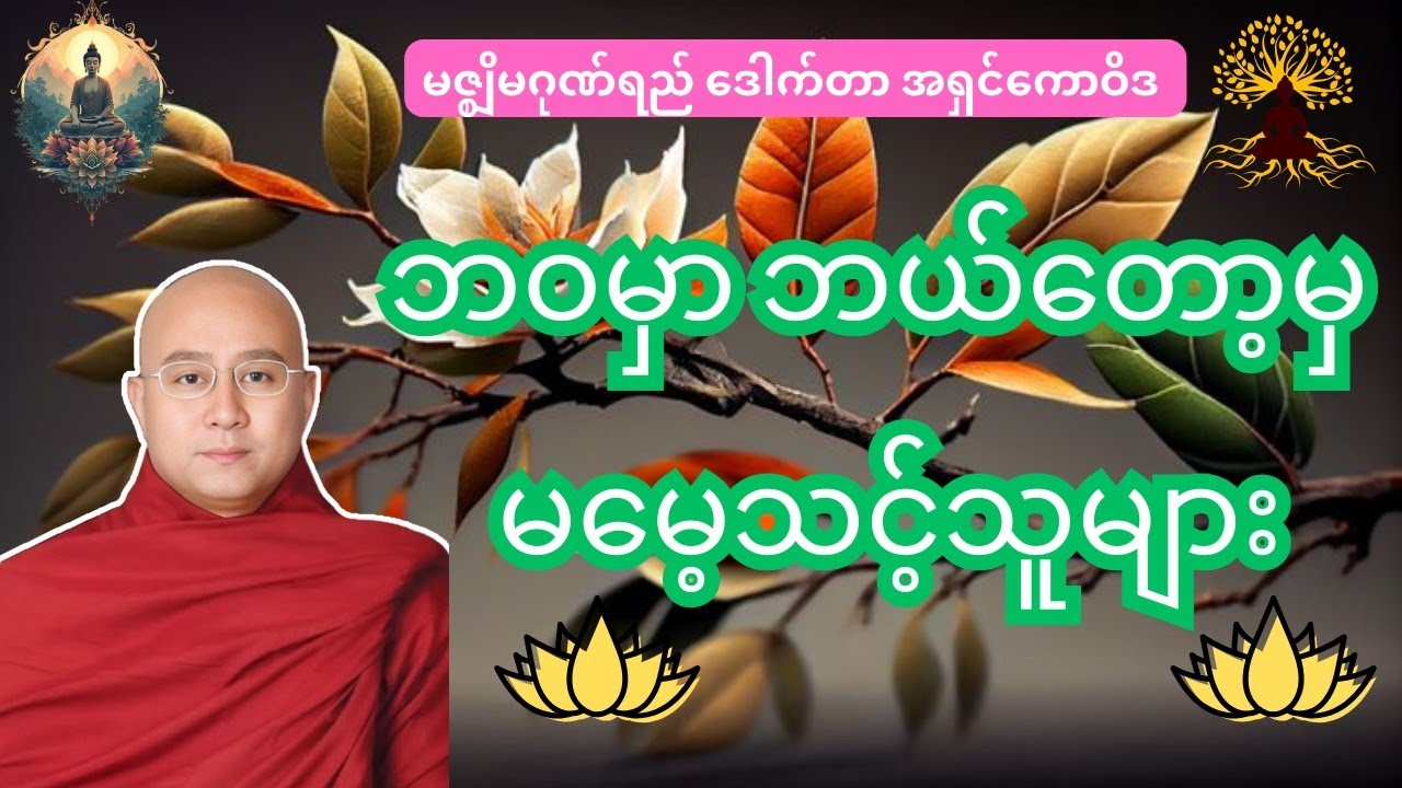 မမေ့အပ်သူများ တရားတော်@buddhistdhammachannel-h5h #အရှင်ကောဝိဒ 