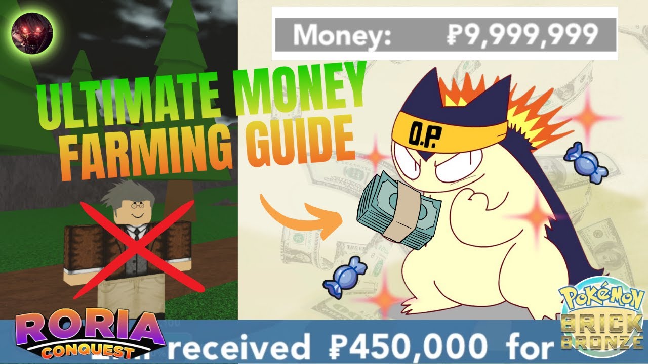[NEW METHOD] FASTEST WAY TO EARN MONEY in Roria Conquest | Pokemon Brick Bronze