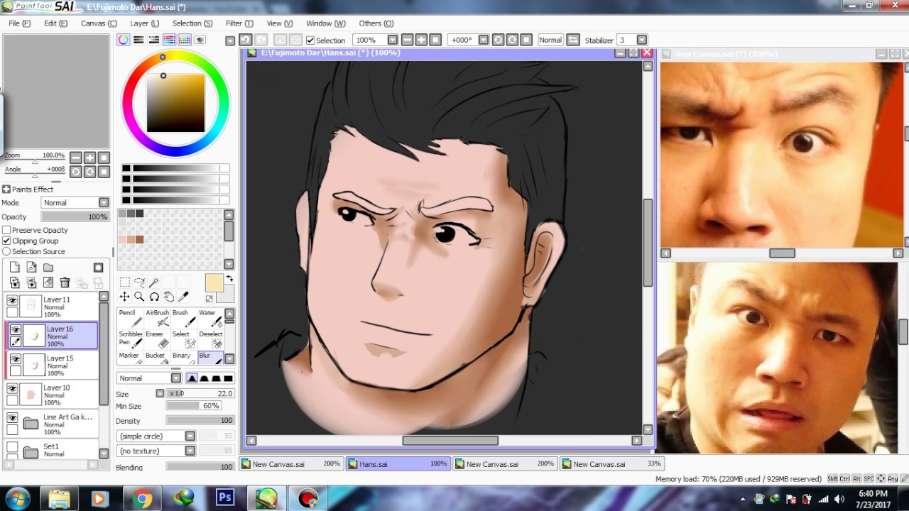 Speed Drawing - Hans ( The Jooomers - Youtuber Gaming )