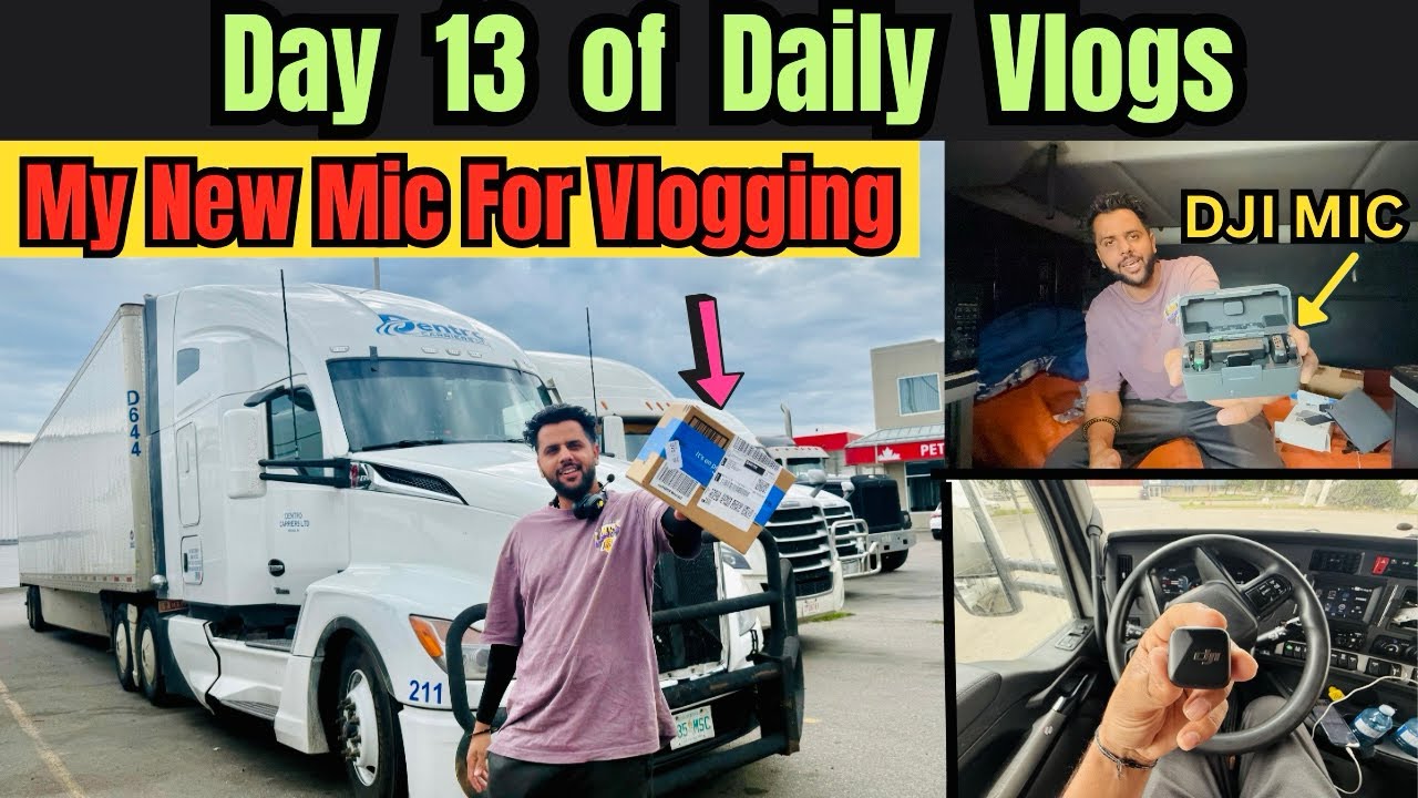 My New Mic for Vlogging 🇨🇦 ਹੁਣ ਇਸ ਨਾਲ ਵੀਡਿਓਜ਼ ਬਣਾਵਾਂਗਾ || Day 13 of Daily Vlogs
