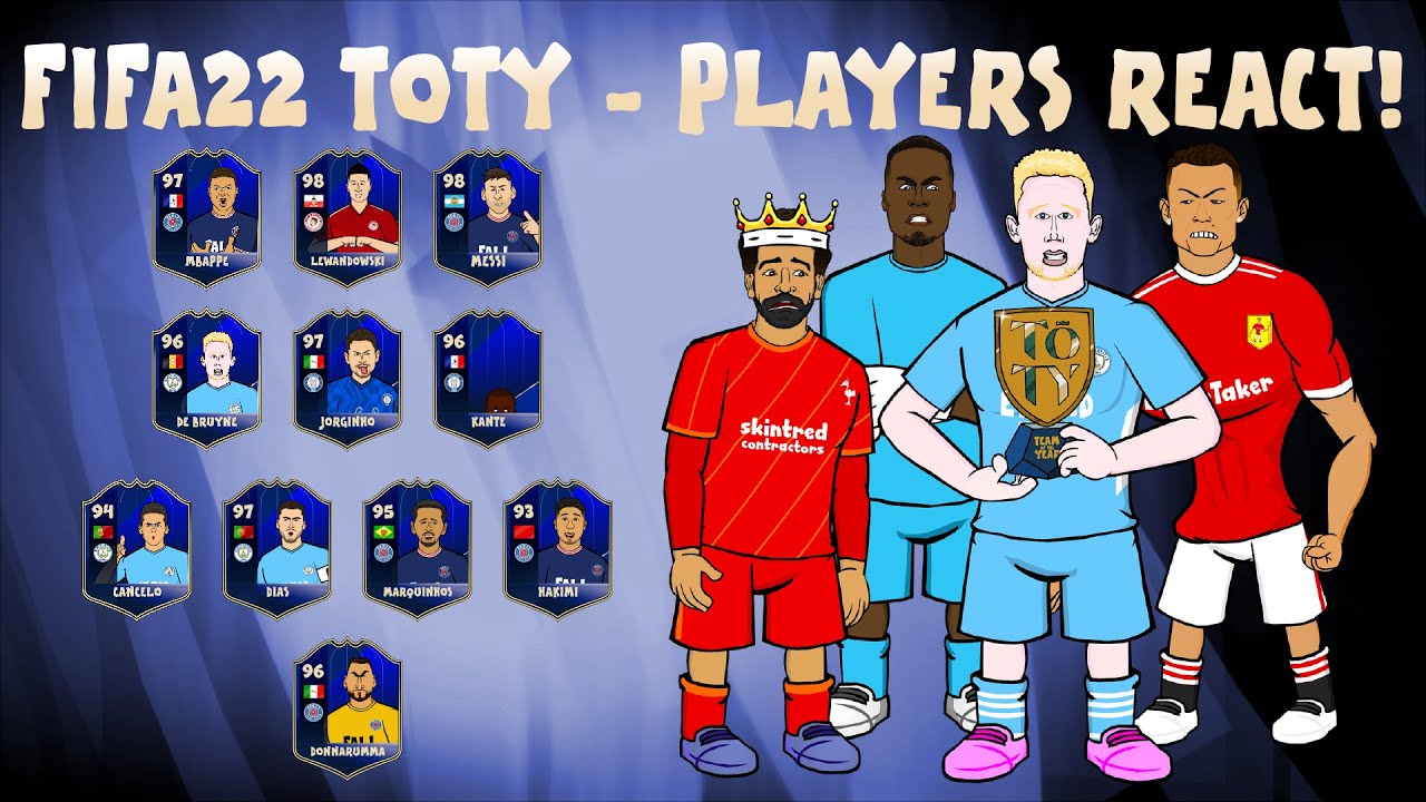 😲FIFA22 TOTY - Footballers React😲 Feat Ronaldo Messi Neymar Mendy & more