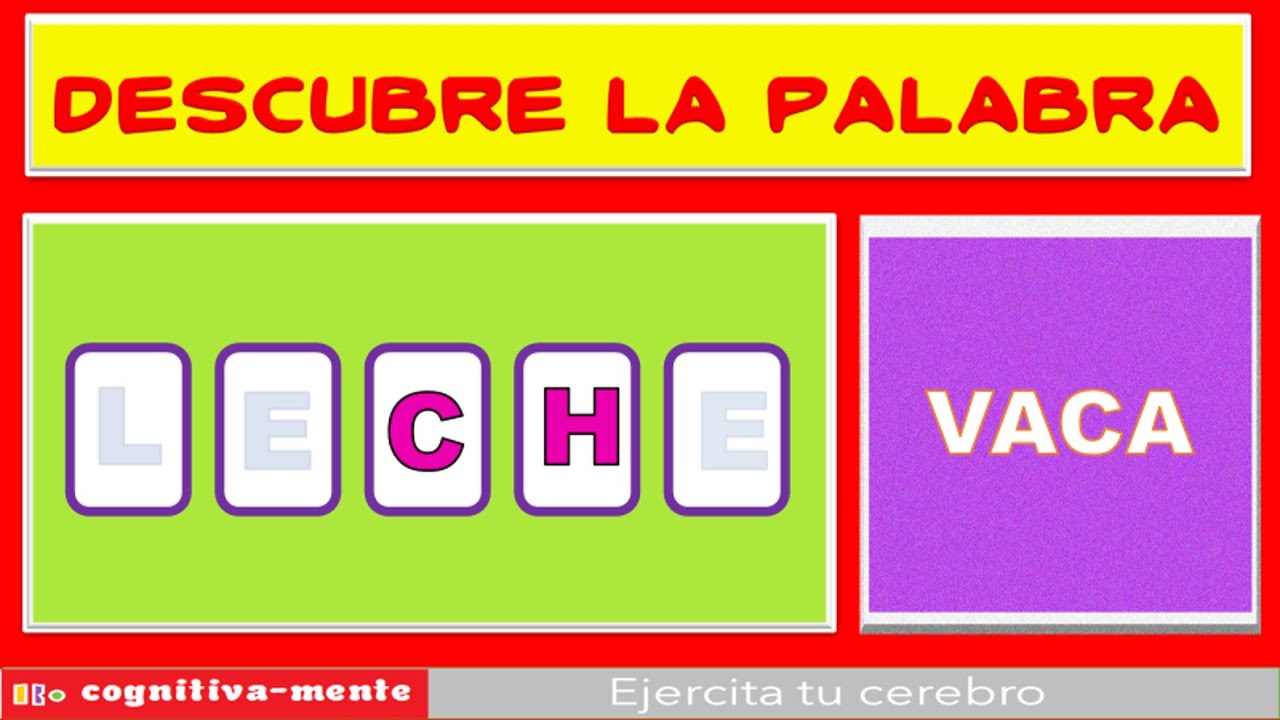 ARMA LA PALABRA Adivina Cuál es la Palabra con una Sola Pista