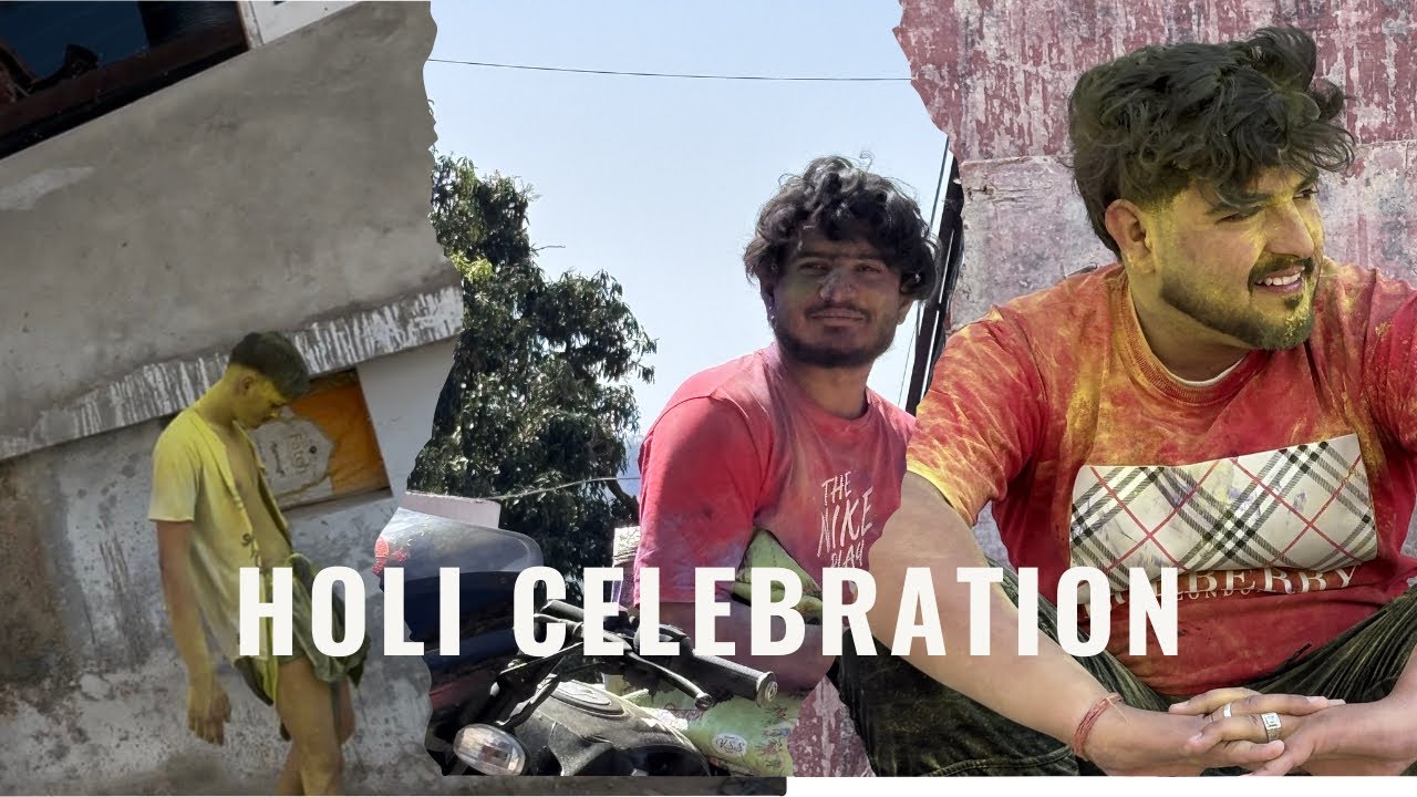 HOLI KHELI / BDA MZA AYA AJ KPDE FAAD TEH 🤣