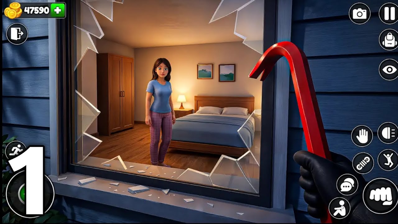 Thief Simulator 3D: Rob A House - Gameplay Walkthrough (Android & IOS) 