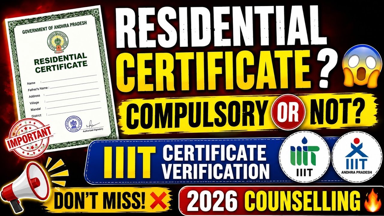 IIIT Counselling: Residential Certificate and Documentation Guide