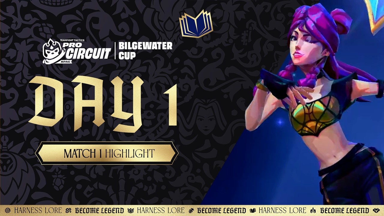 DAY 1 GAME 1 하이라이트 | TFT 프로 서킷 – 데마시아 컵
