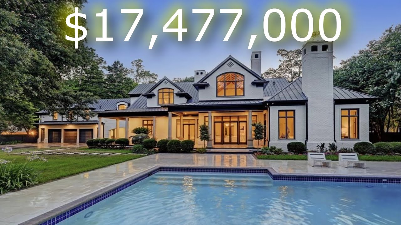 A Look Inside a WONDERFUL $17,477,000 Mansion in Houston Texas!