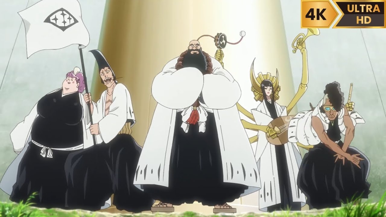 Bleach TYBW in real AI-computed 4K: Ichigo meets Squad Zero and enters the Royal Palace!!!