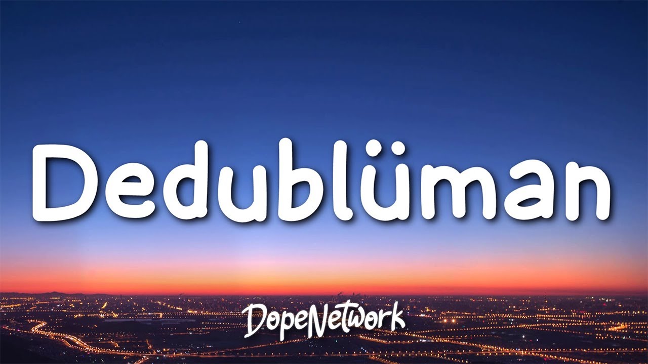 Dedubl&uuml;man - Belki (Akustik)(S&ouml;zleri/Lyrics)