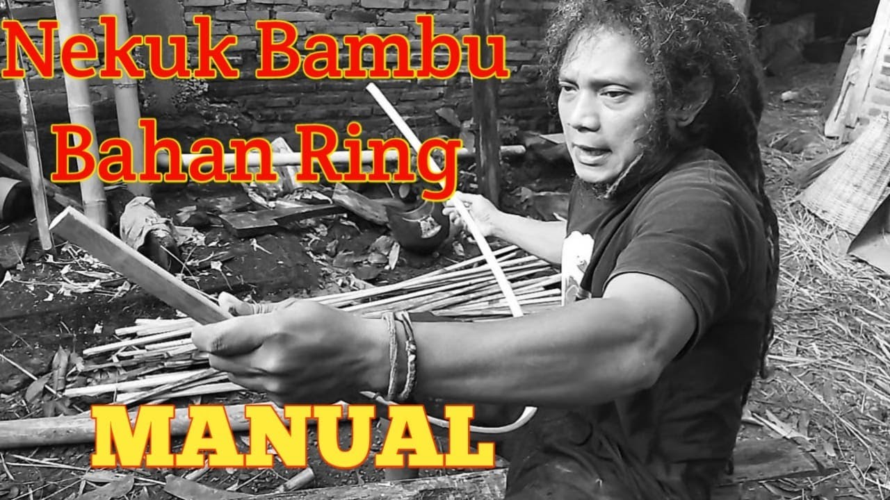 Tutorial Nekuk Bambu kering bahan ring TANPA OVEN, pemula harus lihat,,