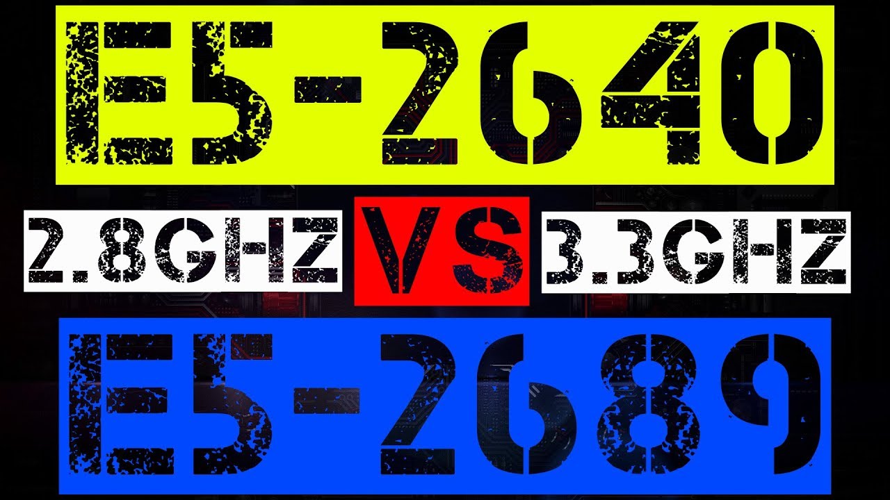 XEON E5-2640 VS E5-2689