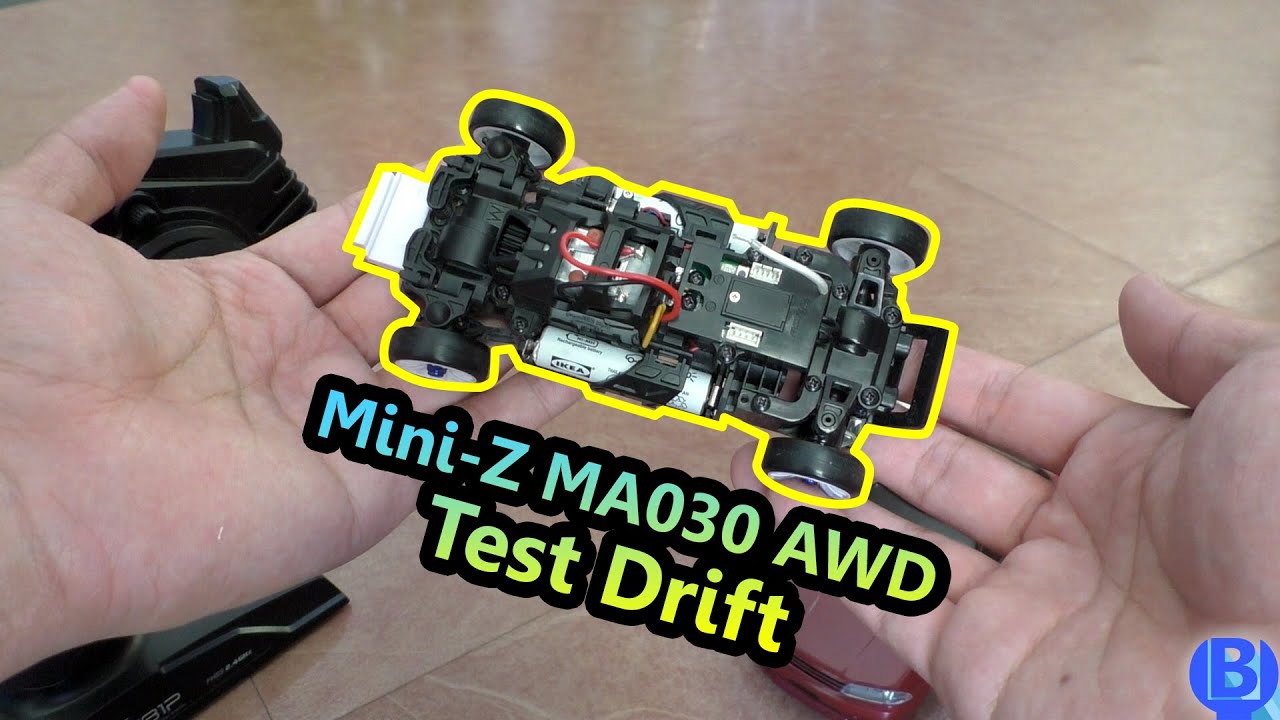 Mini-Z MA030 AWD Drift - 1st Test Drive