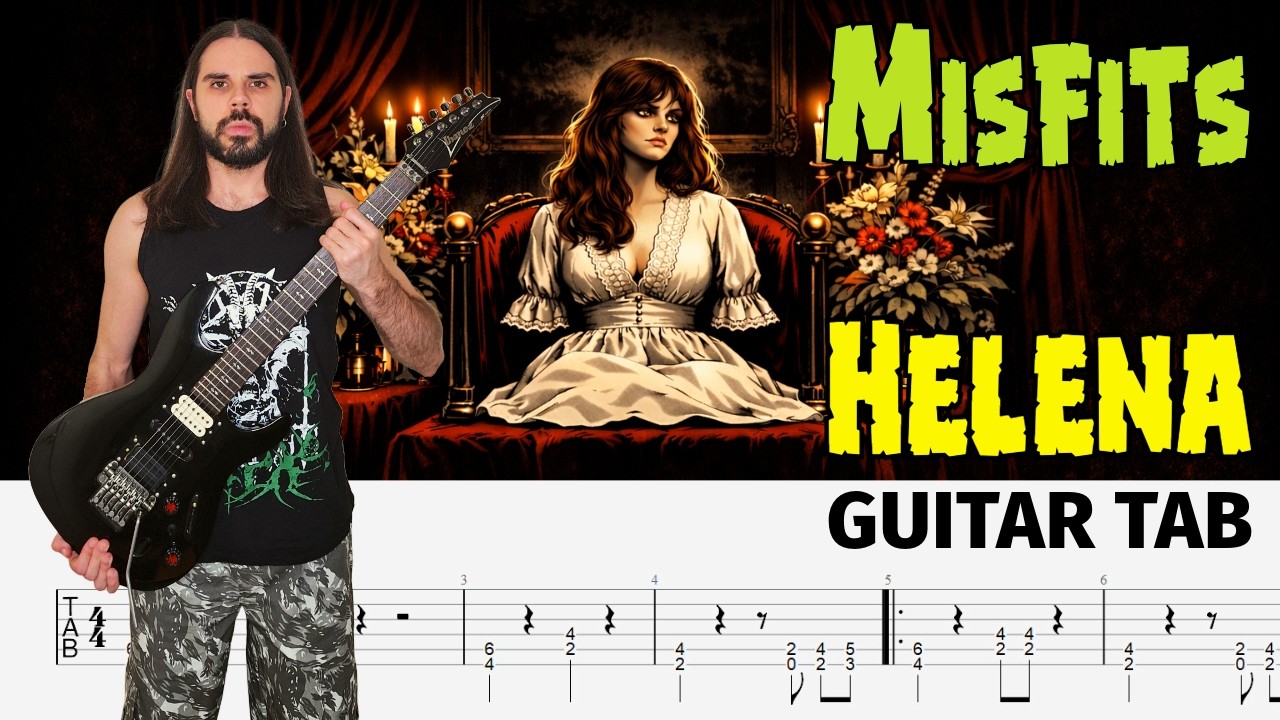 Misfits - Helena | Guitar TAB | Guitar Cover | Guitar Lesson