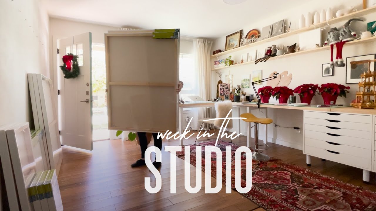 Canvases and Joy! 🕊️ A Week in the Art Studio