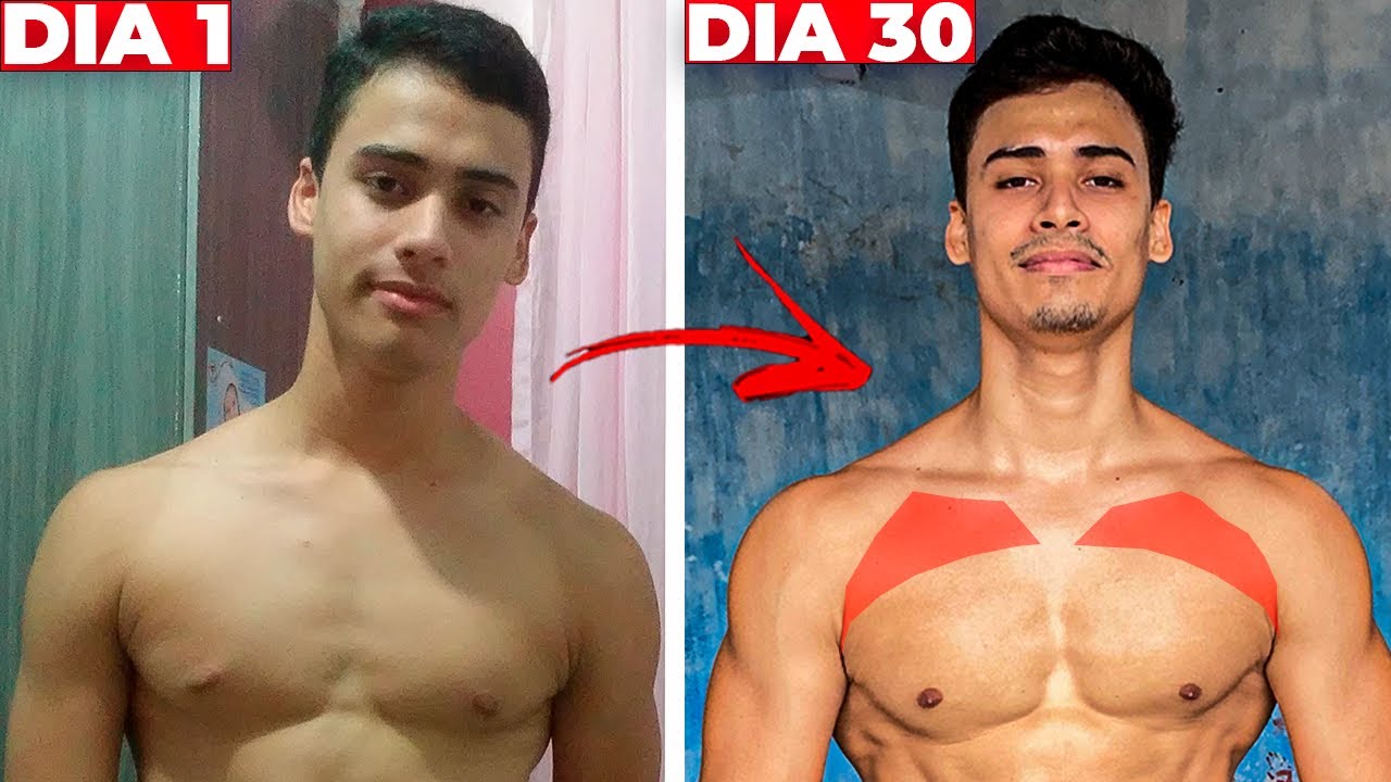 Como DESENVOLVER a parte SUPERIOR do PEITO em CASA com FLEXÕES DE BRAÇOS! (SEM APARELHO)