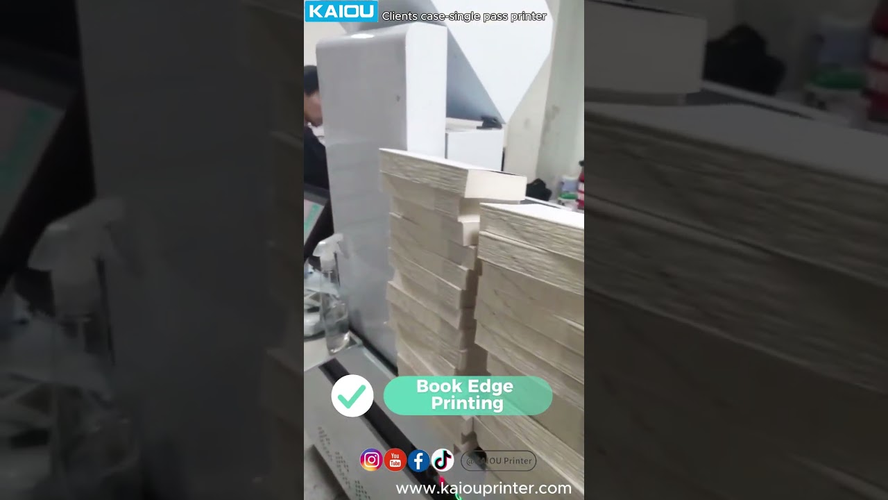 Single Pass Printer for Book Edge Printing | Real Customer Success Story