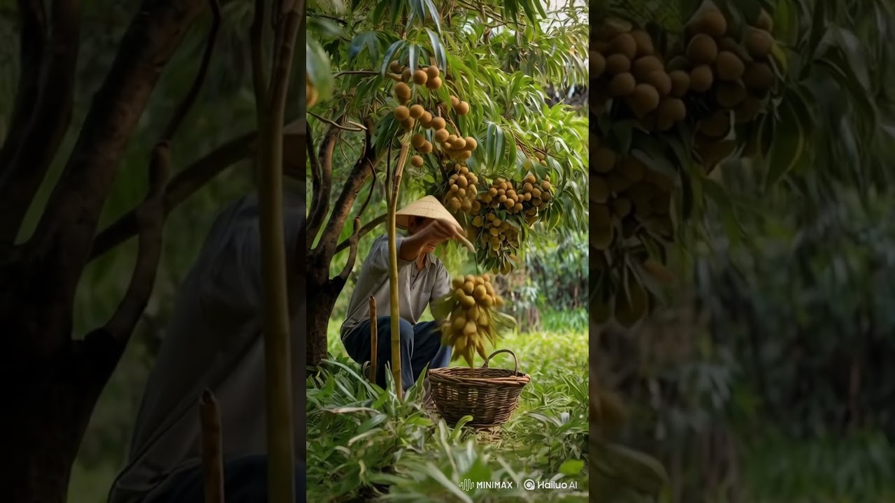 Harvesting Longan: A Day in the Life of a Vietnamese Farmer