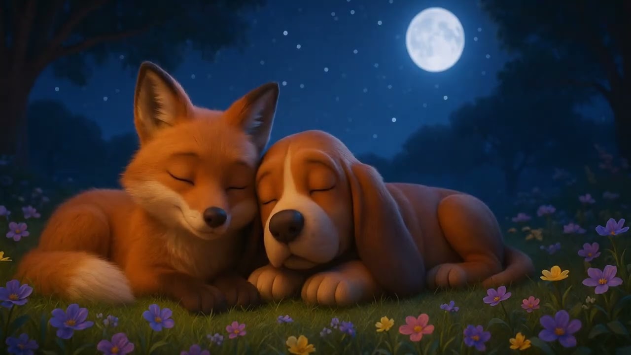 🌙 Sweet Dreams With The Fox and the Hound 🦊🐶 | Soothing Kids Sleep Music