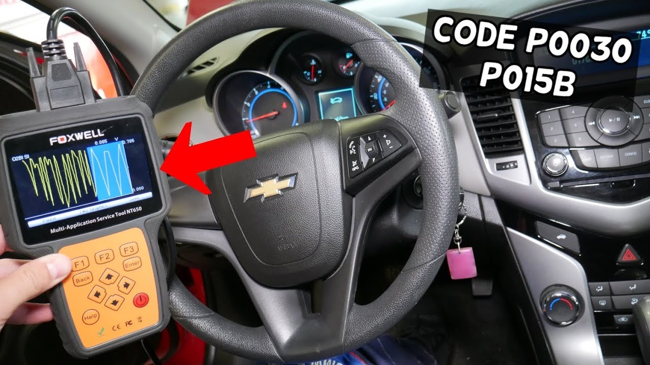 CHEVROLET CRUZE SONIC CODE P0030 P015B FIX. ENGINE LIGHT ON CHEVY CRUZE SONIC, HOLDEN CRUZE
