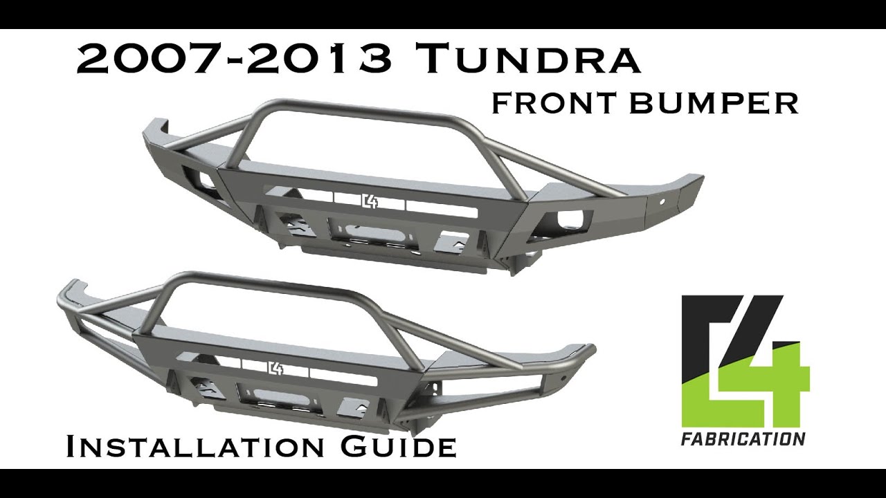 2nd gen Tundra Front Bumper Installation Guide (2007-2013)