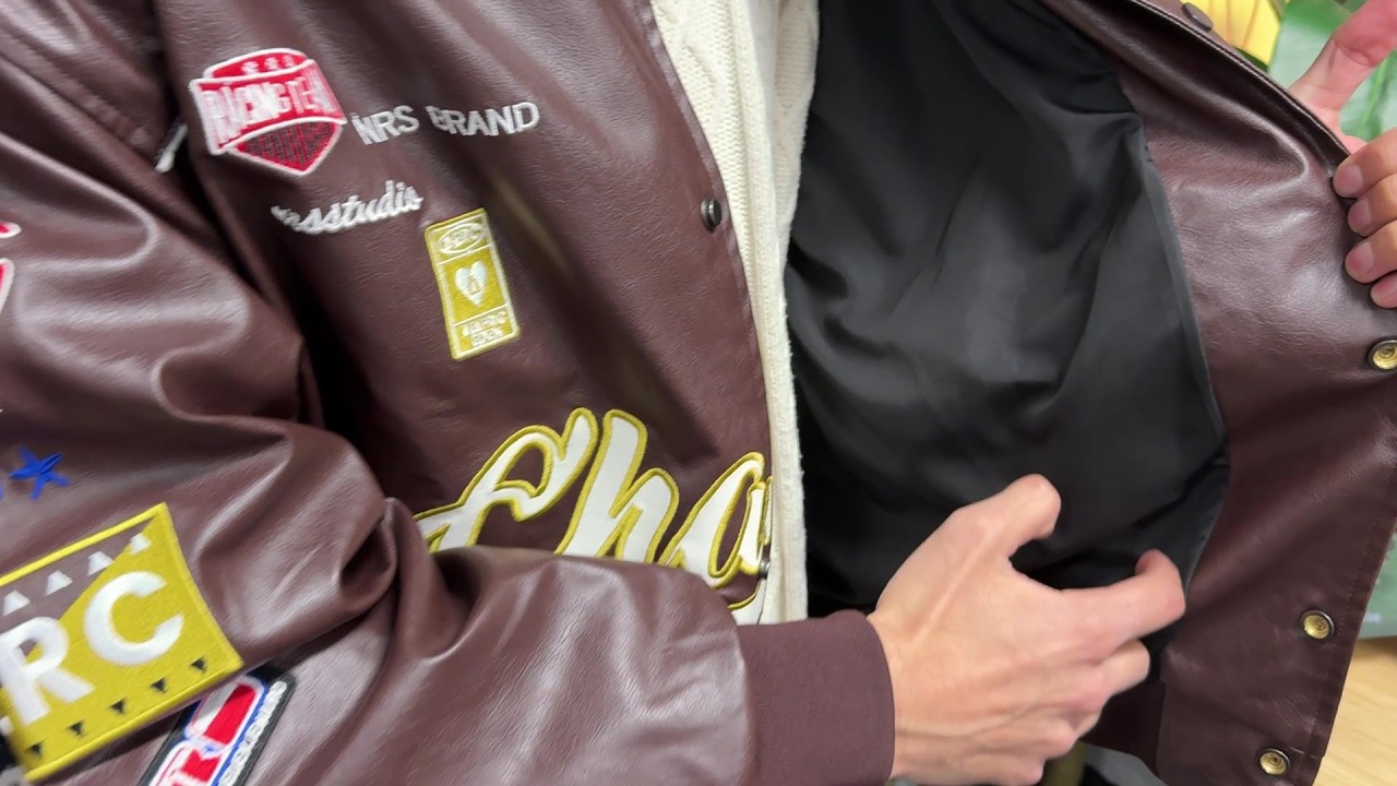 This Faux Leather Racing Jacket Fits Any Occasion