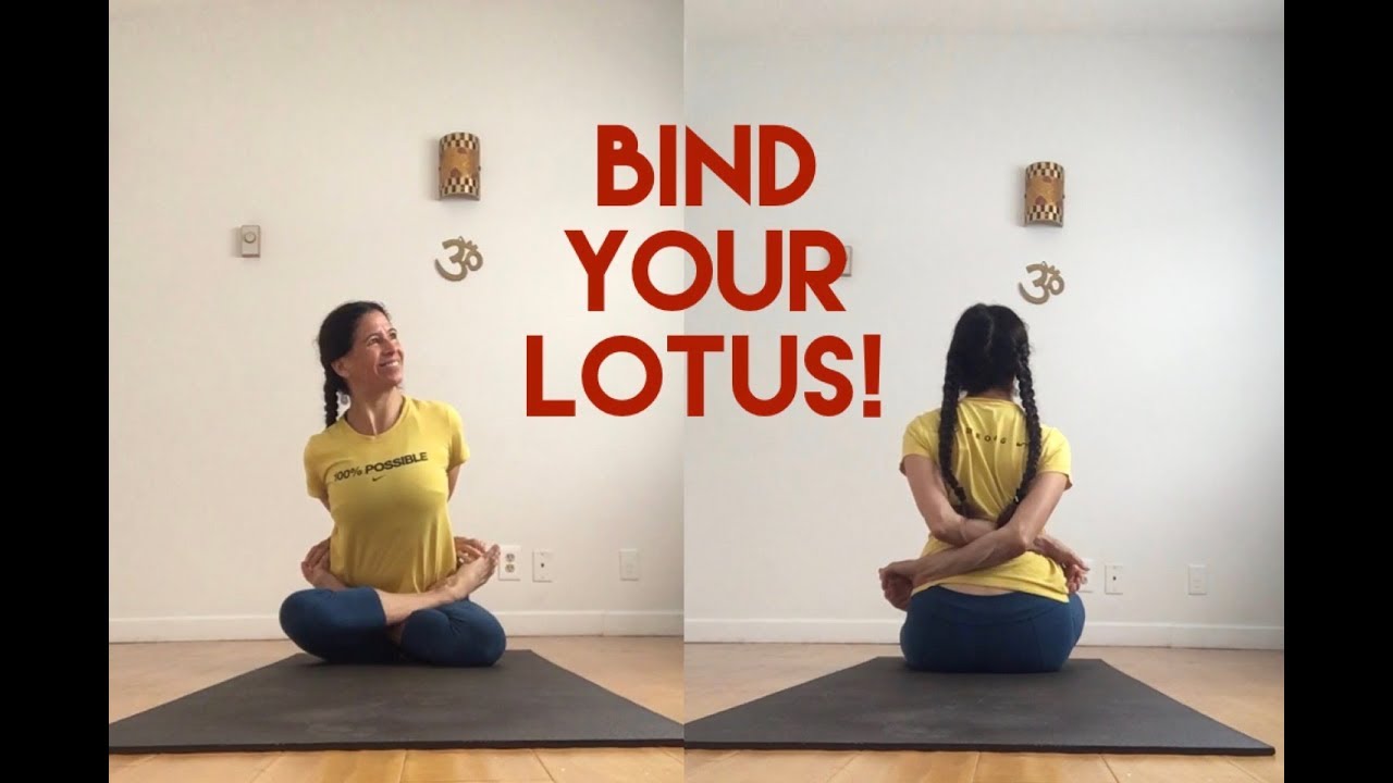 Поза связанного лотоса для йоги (Баддха Падмасана) с Шаной Мейерсон YOGAthletica