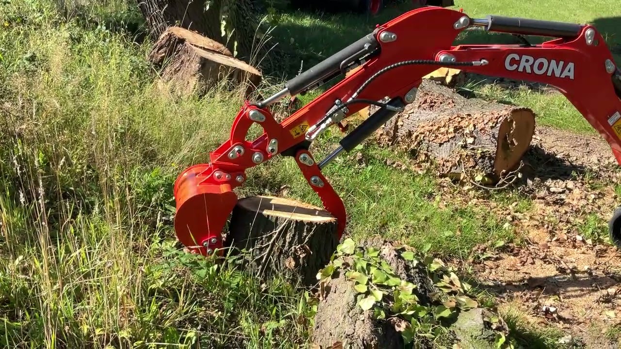 hydraulický přidržovací prst pro minibagr CRONA, bagr CRONA