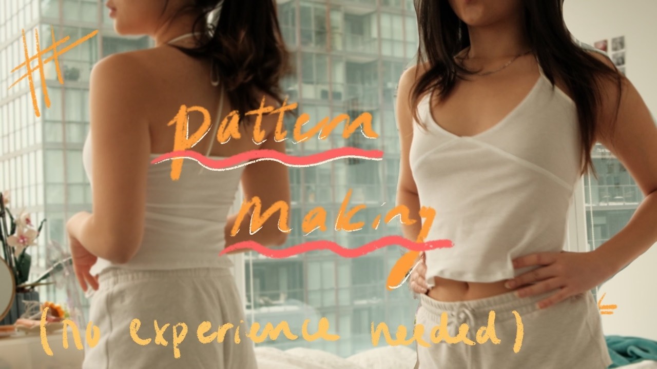 draft my first sewing pattern w/ me! (not as scary as you think)